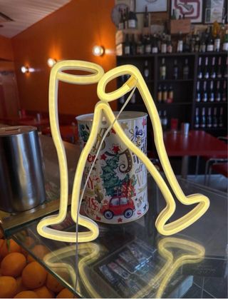 Lampada LED Neon Bicchiere
