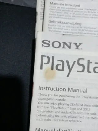 Manual PS1 SCPH-7502 Sony