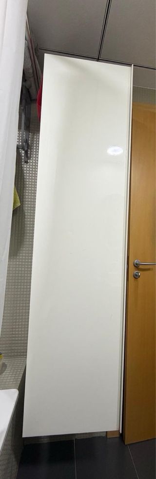 Mueble alto de baño blanco