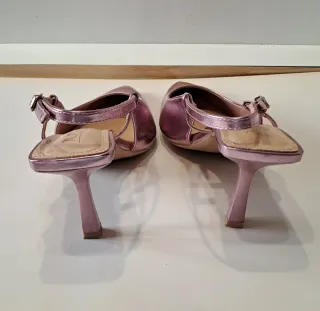 Scarpe con tacco rosa antico 38