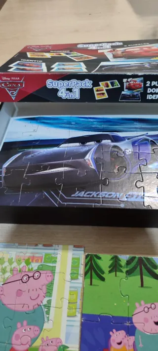 Puzzles Cars y Peppa Pig