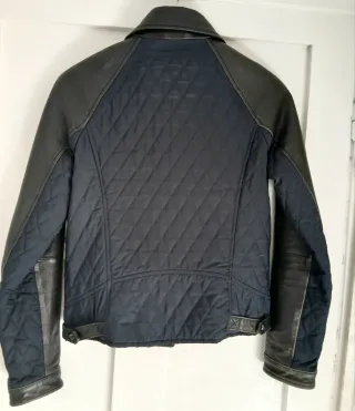 Cazadora Massimo Dutti Piel y Acolchada Talla M