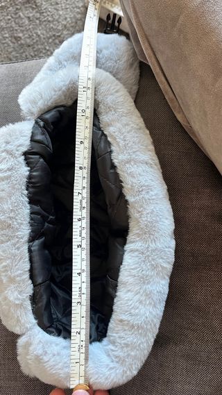 Gorro ruso de pelo sintético gris