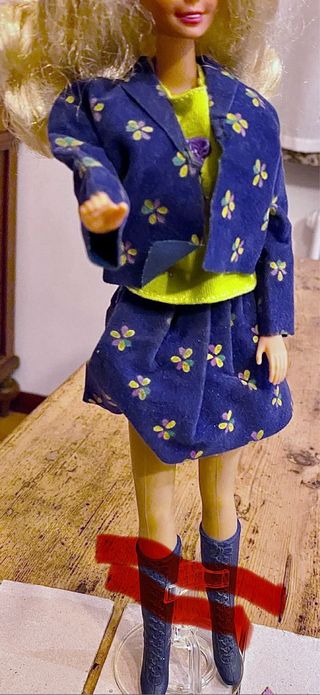 Completo Barbie Benetton anni '90