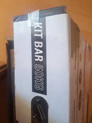 Kit Barra Pesas 50kg Decathlon