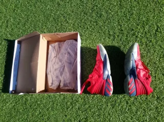 Adidas Bamba Donovan Mitchell Roja y Azul