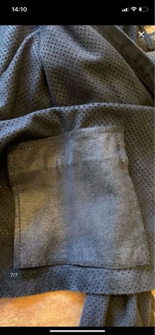 Chaqueta American Retro Flecos Negra