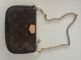 Bolso Mini Louis Vuitton Marrón Dorado