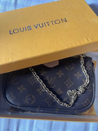 Bolso Mini Louis Vuitton Marrón Dorado