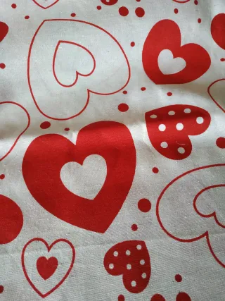 Tovaglia San Valentino + 2 Tazzine Brandani