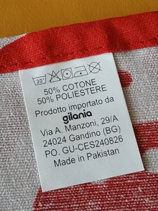 Tovaglia San Valentino + 2 Tazzine Brandani