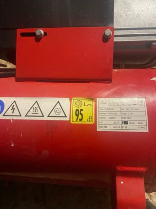 Compresor de aire Stratos2 HP.  RPM 2850 volt/Hz