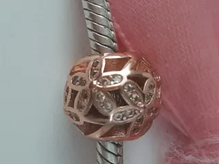 Charm Plata Rose S925 Flores