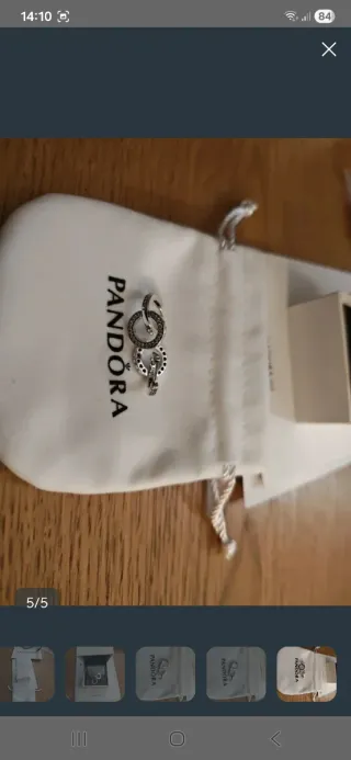 Pendientes Aro Doble Brillantes Pandora