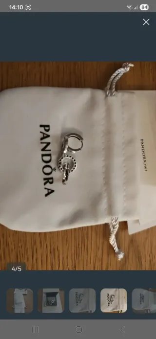 Pendientes Aro Doble Brillantes Pandora