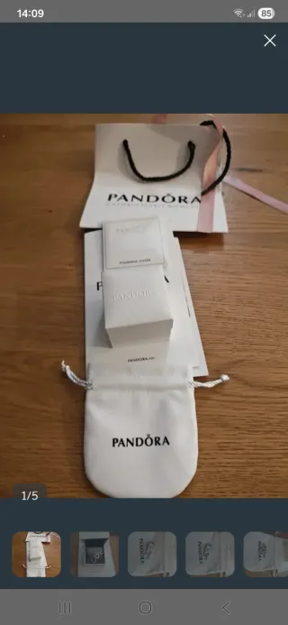 Pendientes Aro Doble Brillantes Pandora