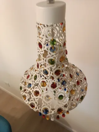 Lámpara de techo colgante multicolor