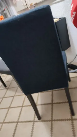 Sillas comedor Ikea tela madera