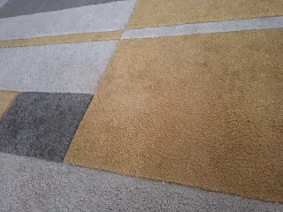 Alfombra 230x160 cm. Brig. Mostaza y gris