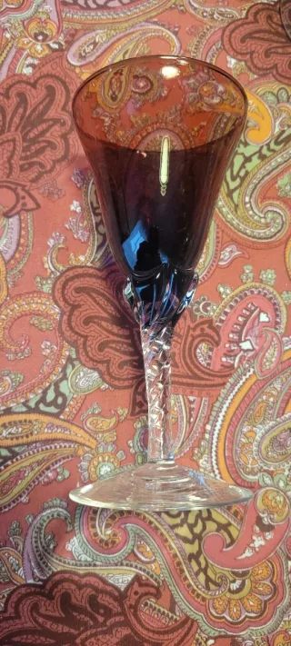 Copas de cristal de colores