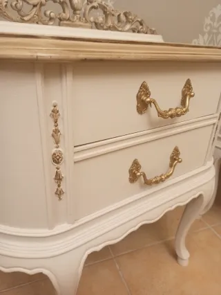 Pareja Mesitas Noche Luis XV