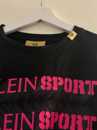 Felpa Plein Sport nera con logo