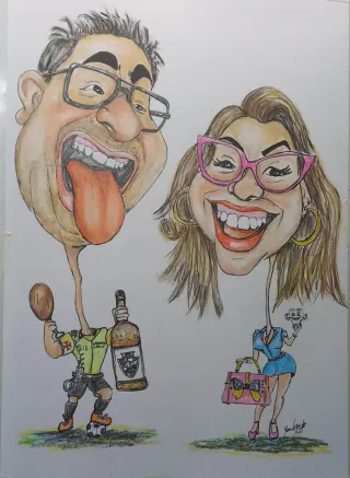 Caricatura personalizada por foto