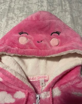 Pijama enterizo niña nube rosa