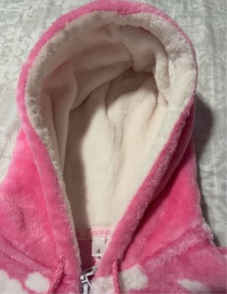 Pijama enterizo niña nube rosa