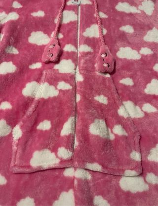 Pijama enterizo niña nube rosa