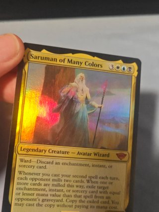 Saruman of Many Colors Promo MTG LOTR