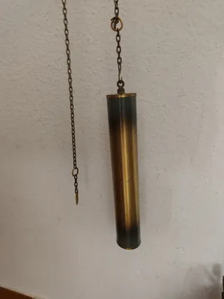 Reloj antiguo Lafuente de pared en bronce