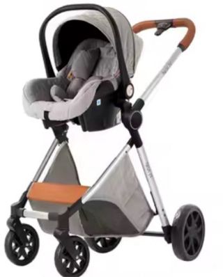 Carrito de bebé con silla de coche