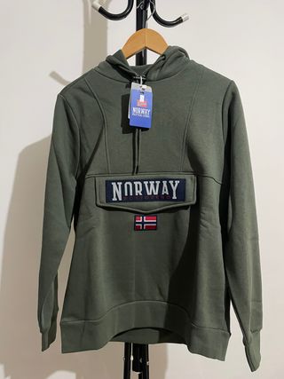 Sudadera Norway Sottozero Verde Talla M