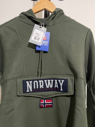Sudadera Norway Sottozero Verde Talla M