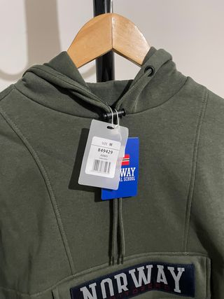 Sudadera Norway Sottozero Verde Talla M