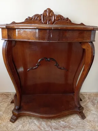 Mueble auxiliar antiguo madera