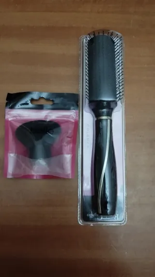 Brocha Kabuki Pelo Natural + Cepillo