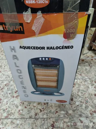 Calefactor Halógeno Tryun 1200W NSBK-120C1s