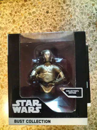 Bustos Star Wars y Marvel precio por unidad.