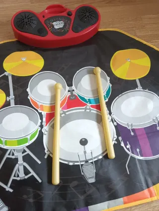 Alfombra de batería musical interactiva