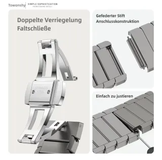 Correa Metal para  Apple Watch 44mm, 42,45,49mm