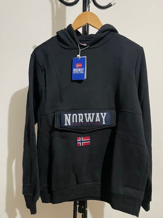 Sudadera Norway Sottozero Negra Talla M
