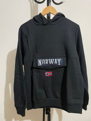 Sudadera Norway Sottozero Negra Talla M
