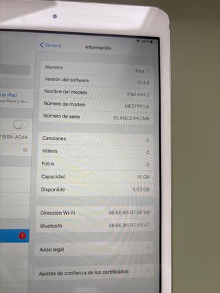 Apple iPad mini 2 Blanco