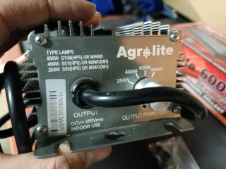 Balastro Electrónico Agrolite 600W