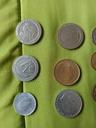 Lote de 12 monedas de España