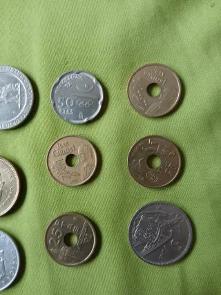 Lote de 12 monedas de España