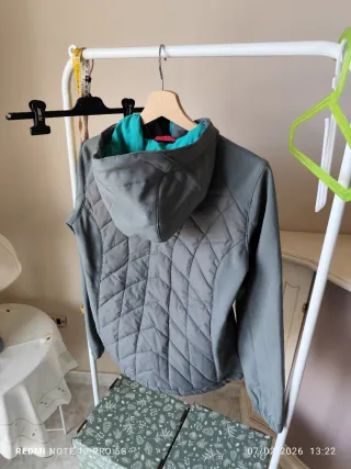 Giacca Ock donna grigio/turchese