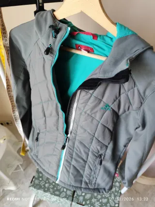 Giacca Ock donna grigio/turchese